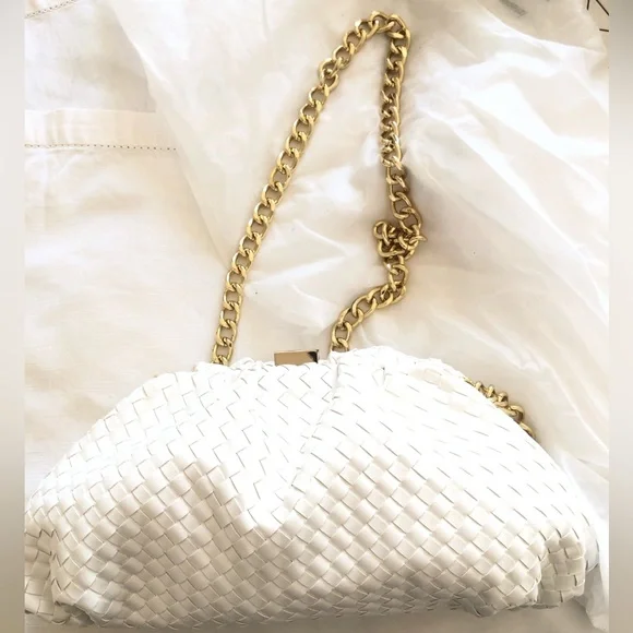 White House Black market woven Cross body bag/clutch - Picture 3 of 15